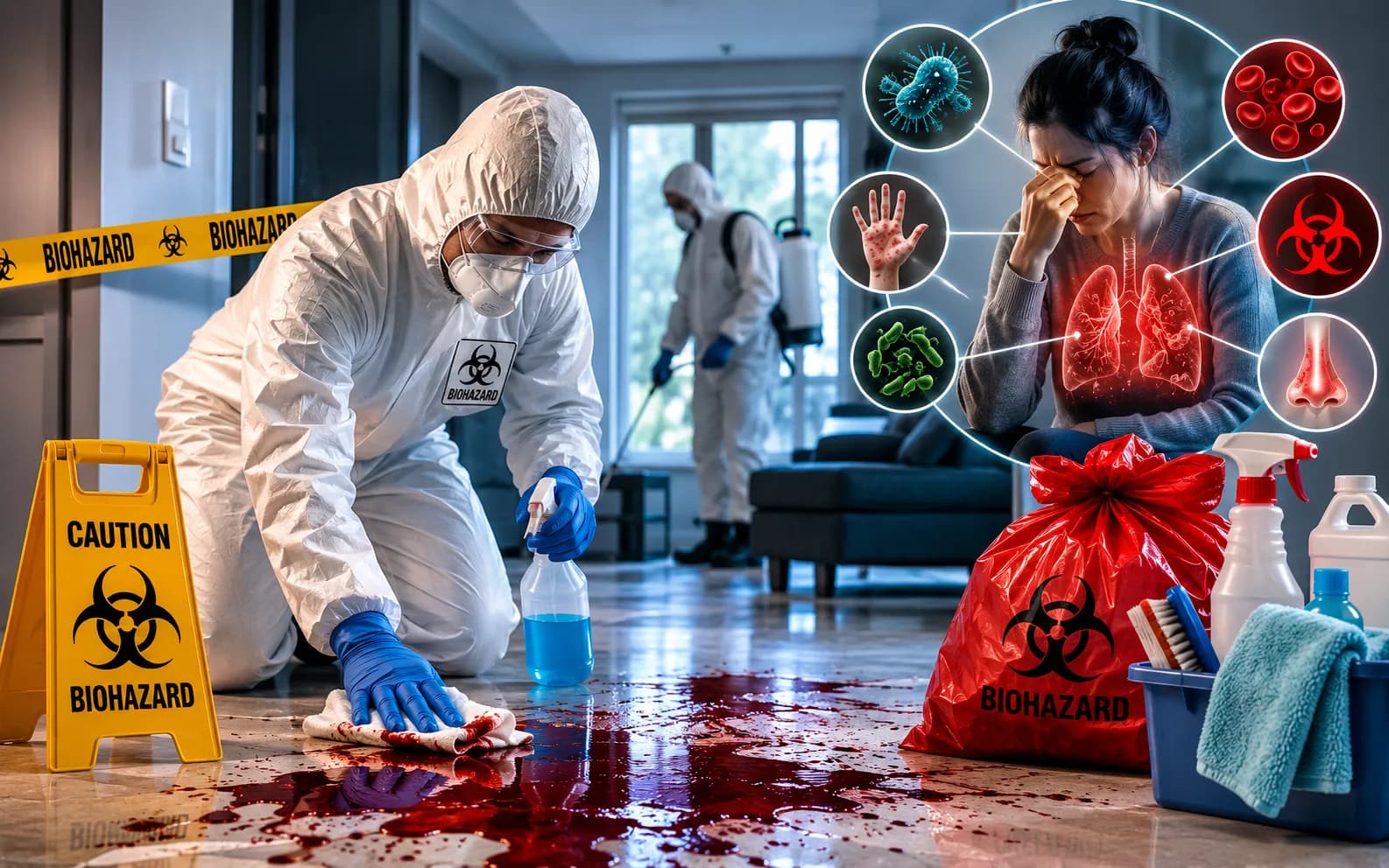 The Hidden Health Risks of Blood and Biohazard Contamination
